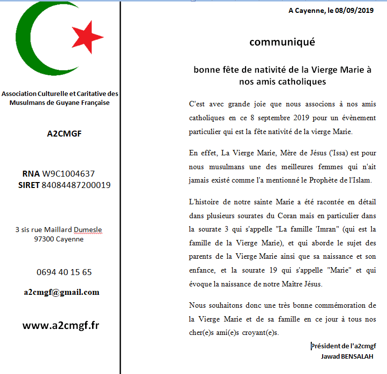 Communiqué de presse