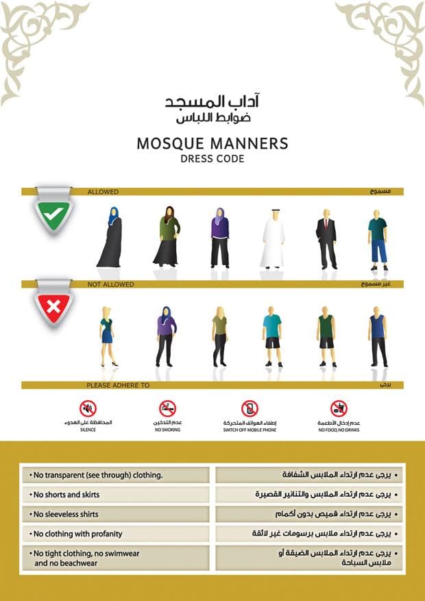 Le dress code à adopter dans les mosquées
