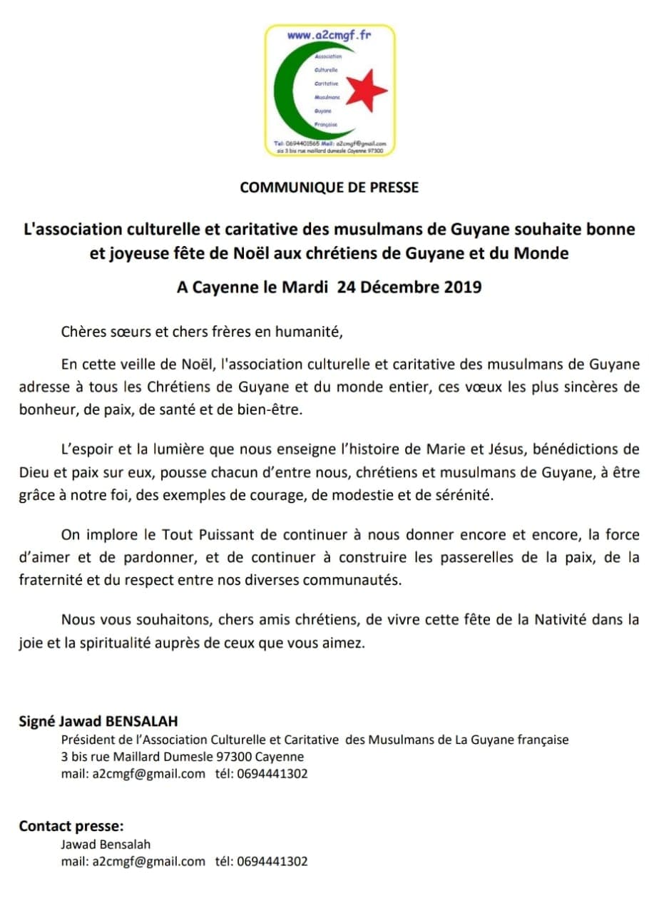 Communiqué de presse