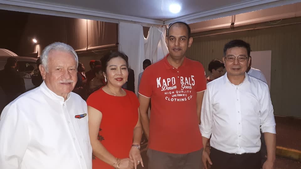 Invitation par la communauté chinoise de guyane lors de la célébration du nouvel an chinois au zephir à Cayenne
