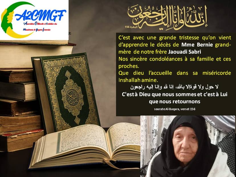 Condoléances