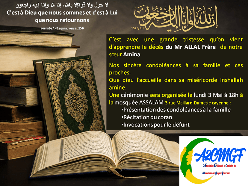 Condoléances