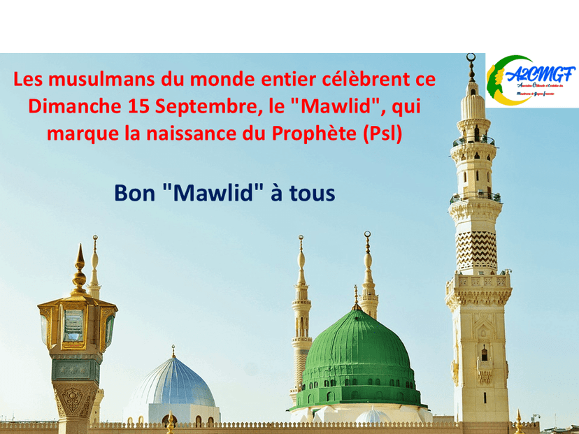Bon Mawlid à tous