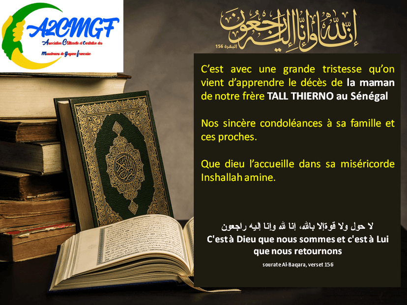 Condoléances